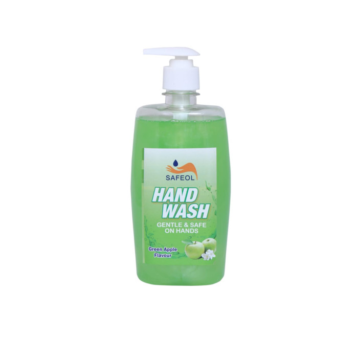 SAFEOL HAND WASH GREEN APPLE FLAVOUR  500ML